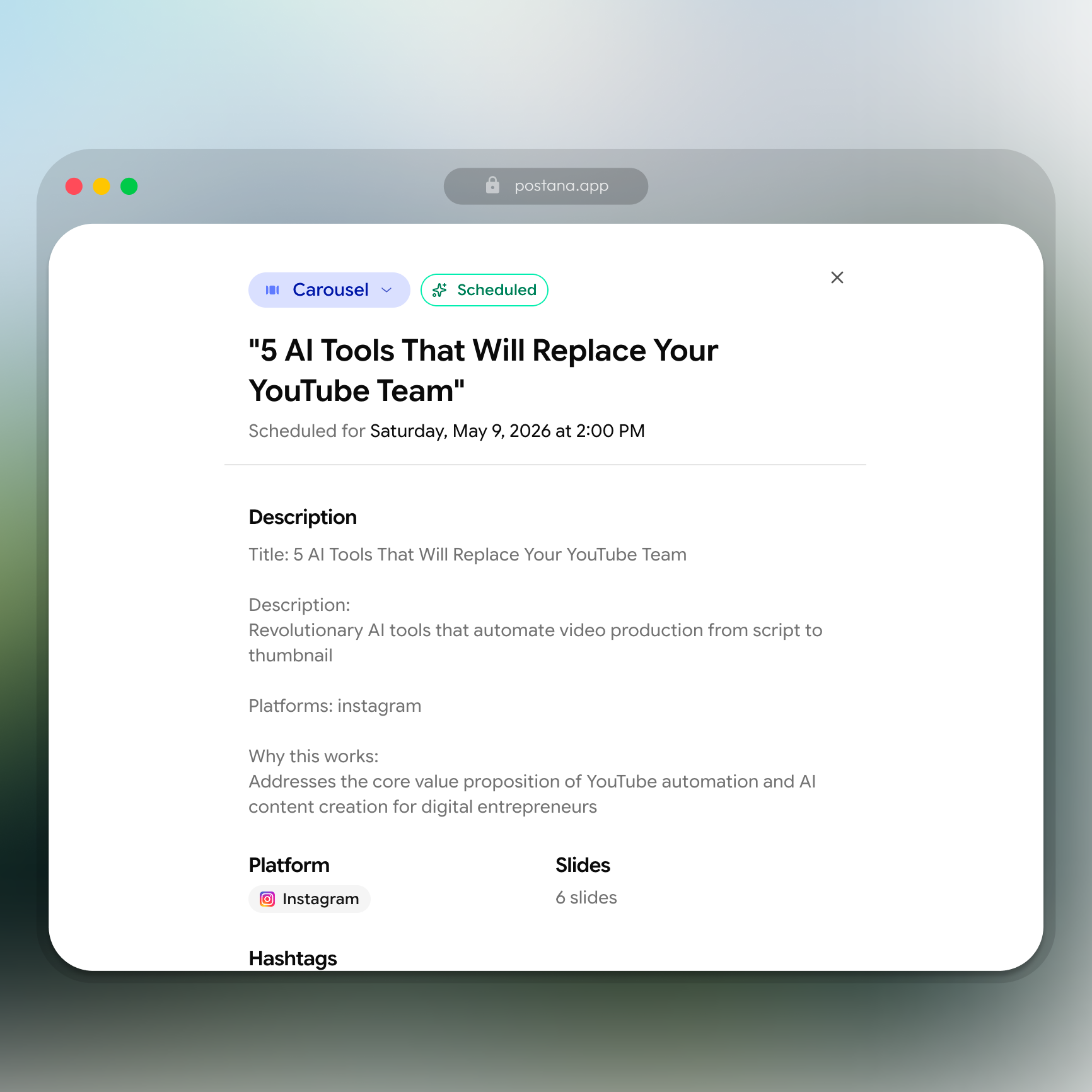 Auto-publish to Instagram