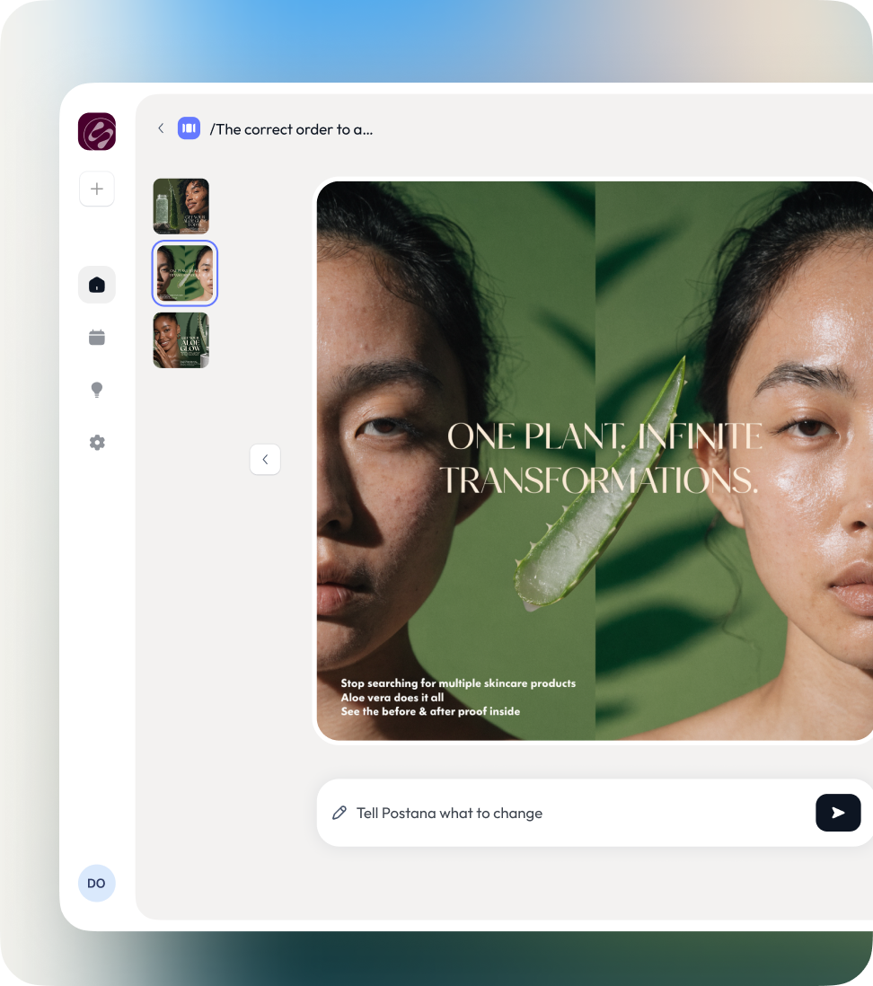 Postana visual creator and branded designs